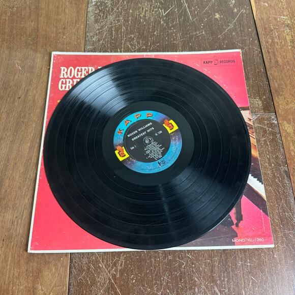 Roger Williams Greatest Hits 1961 LP Vinyl Records Kapp Records - Picture 3 of 4